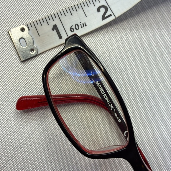 MarchOn NYC Junior red & black kids prescription glasses/frame with accesories - Picture 14 of 16